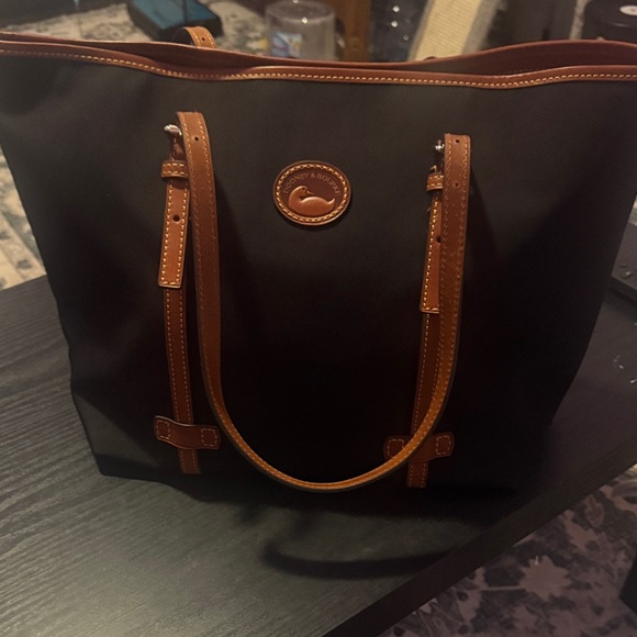 Dooney & Bourke Handbags - Dooney & Bourke Black and Brown Tote